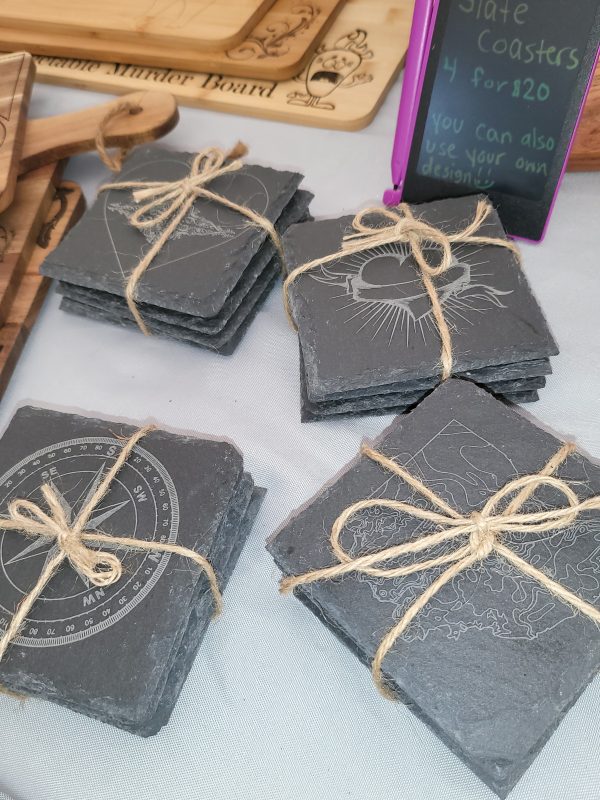 Slate Coaster set (4)